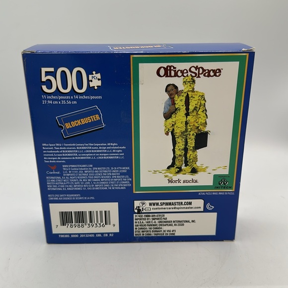 Blockbuster Office Space movie 500-piece jigsaw puzzle - Picture 3 of 3